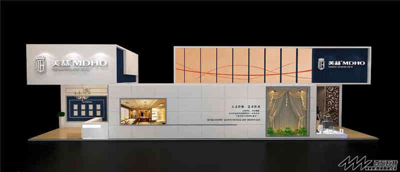 大華銀行上海分行參展上海新國際博覽中心上海展覽設(shè)計展臺搭建4